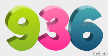 936 Text Effect