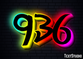 936 Text Effect