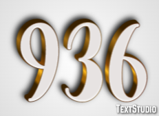 936 Text effect