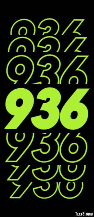 936 Text Effect