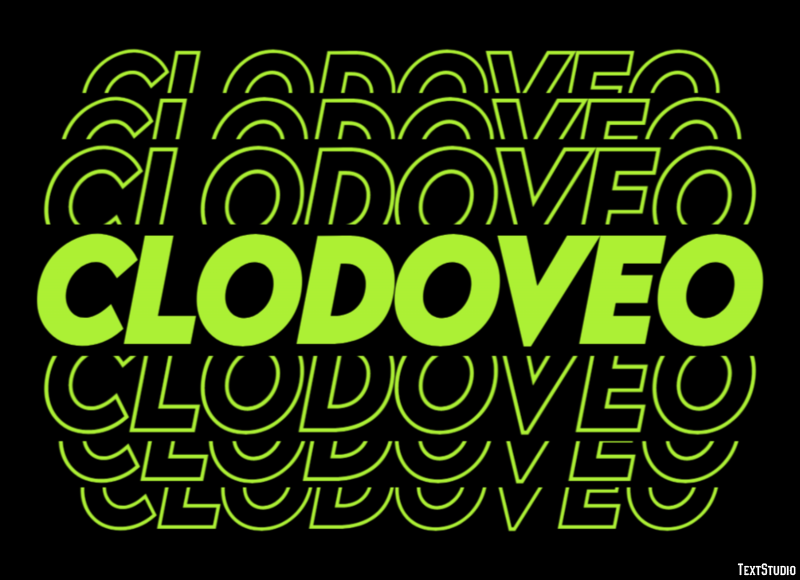 Clodoveo Effetto testo