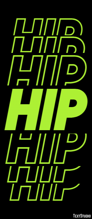 Hip Texteffekt