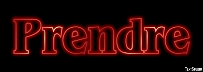 Prendre Efecto de Texto