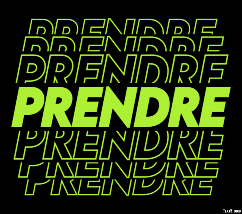 Prendre Efecto de Texto