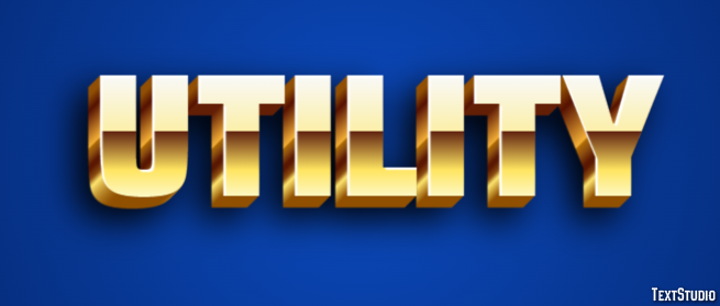 Utility Efeito de texto