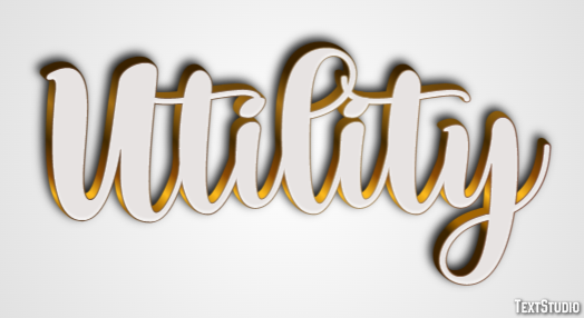Utility Efeito de texto