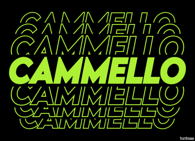 Cammello Metin efekti