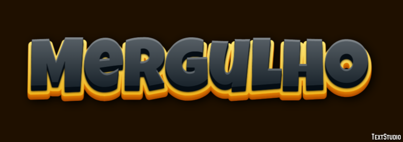 Mergulho Efeito de texto