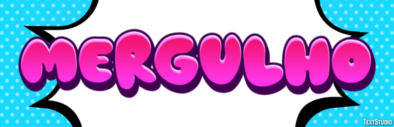 Mergulho Efeito de texto