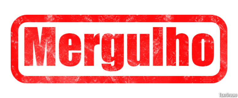 Mergulho Efeito de texto