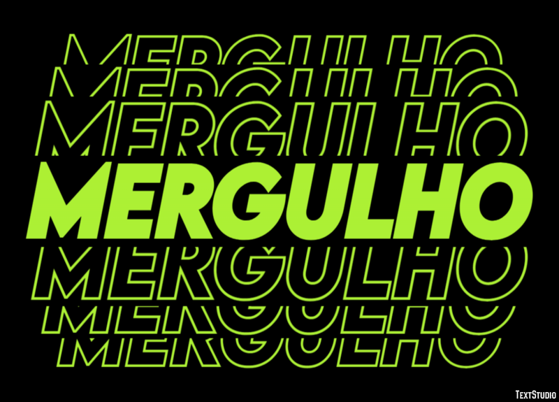 Mergulho Texteffekt