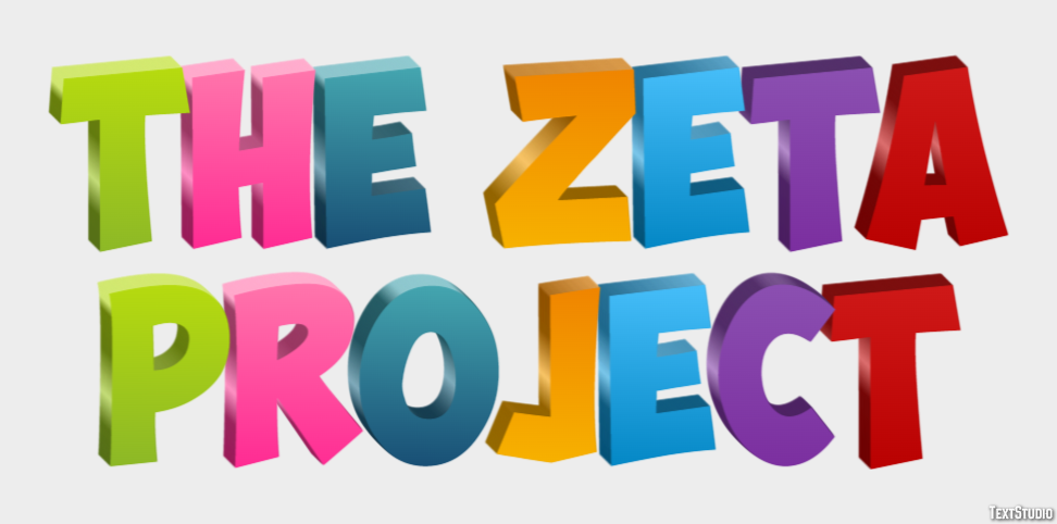 The Zeta Project Эффект текста