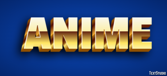 Anime Efeito de texto