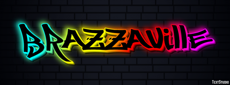 Brazzaville Tekst Effect