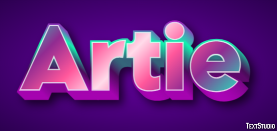 Artie Text effect