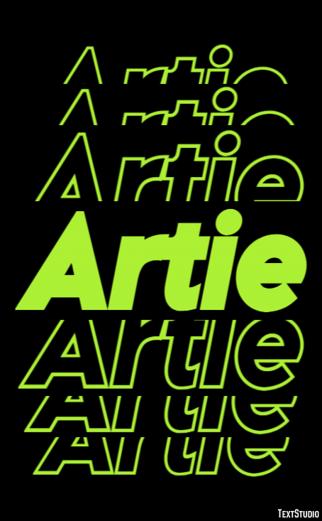 Artie Text effect