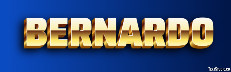 Bernardo Text effect