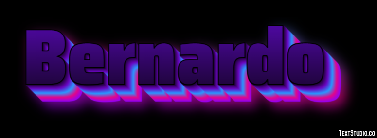 Bernardo Text effect