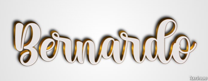 Bernardo Text effect