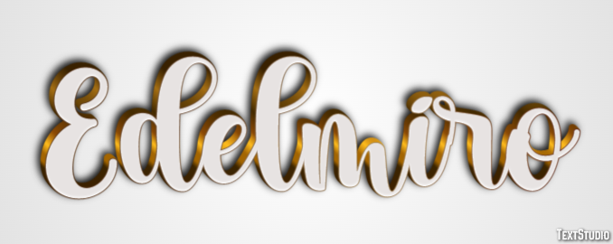 Edelmiro Efecto de Texto
