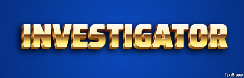 Investigator Texteffekt