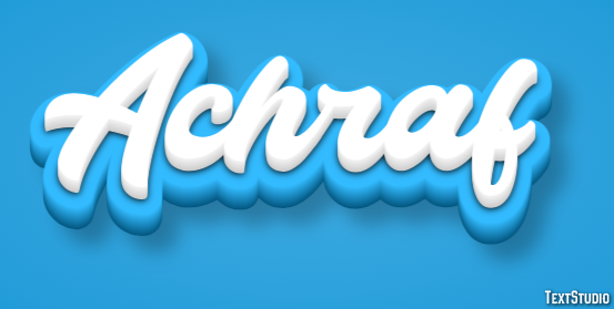 Achraf テキスト効果