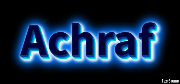 Achraf Text Effect