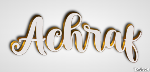 Achraf Эффект текста