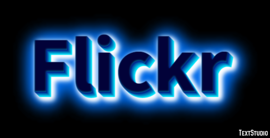 Flickr Texteffekt