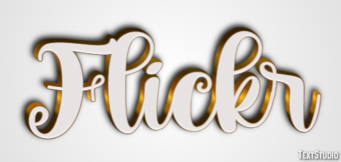 Flickr Tekst Effect