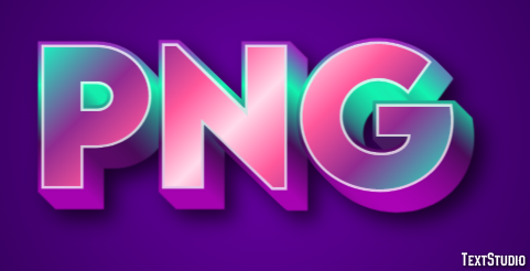 PNG Tekst effect