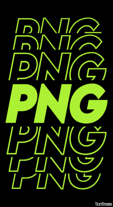 PNG Tekst effect