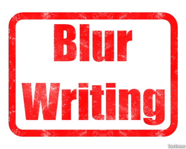 Blur Writing Text Effect