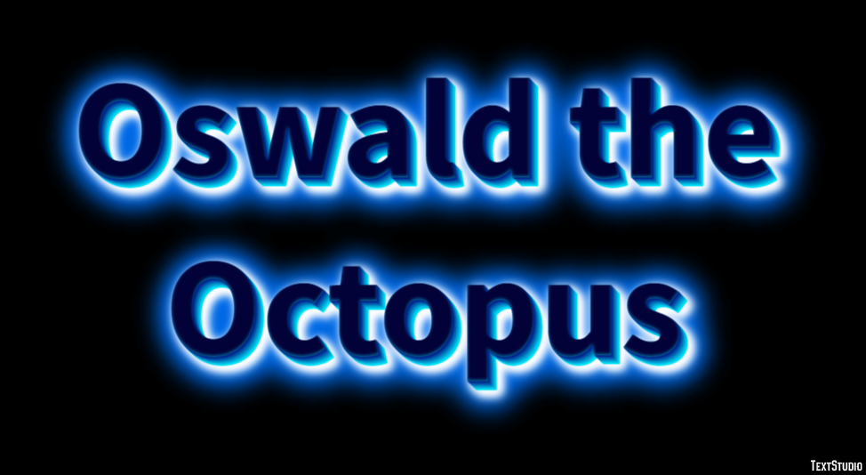Oswald the Octopus Text Effect
