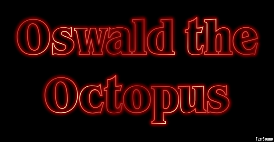 Oswald the Octopus Text effect