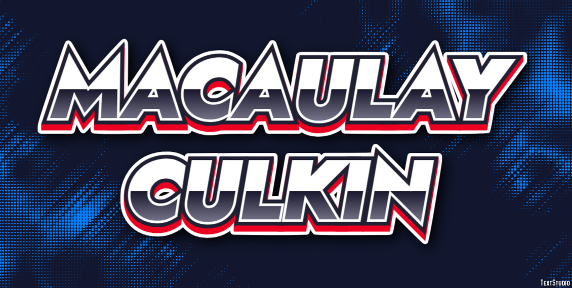 Macaulay Culkin Efeito de texto