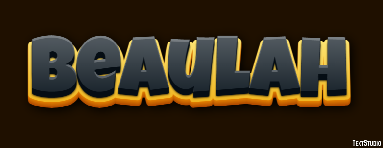 Beaulah Text effect