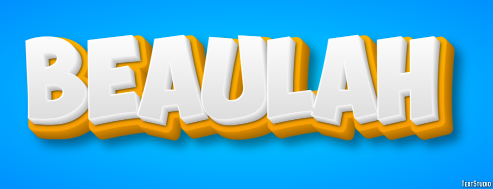 Beaulah Text effect