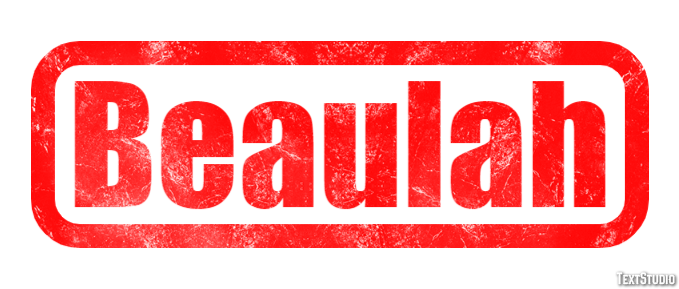 Beaulah Text effect