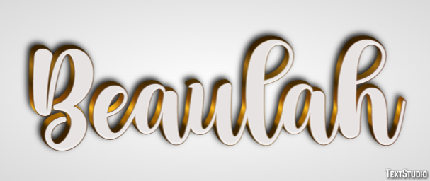Beaulah Text effect