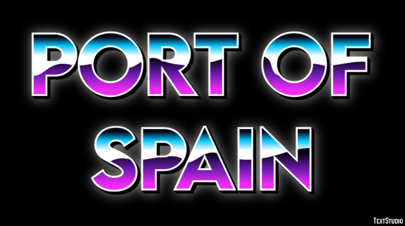 Port of Spain Effetto testo