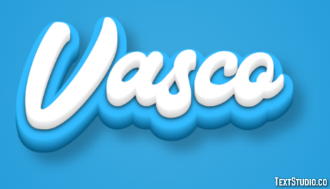Vasco Effetto testo