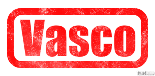 Vasco Effetto testo