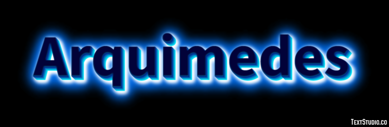 Arquimedes Efecto de texto