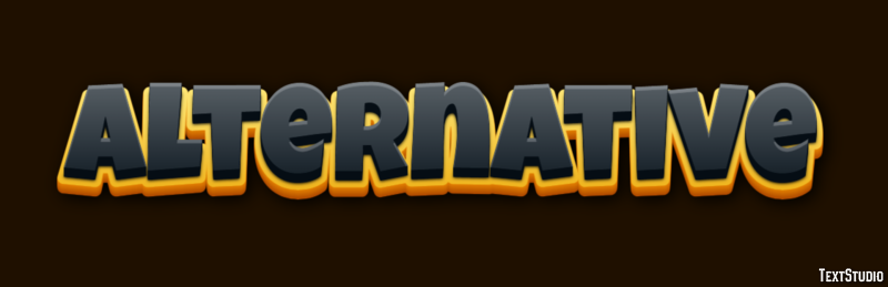 Alternative Efekt tekstowy