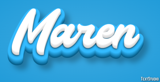 Maren Text Effect