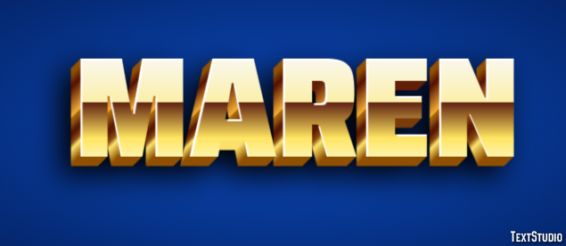 Maren Text Effect