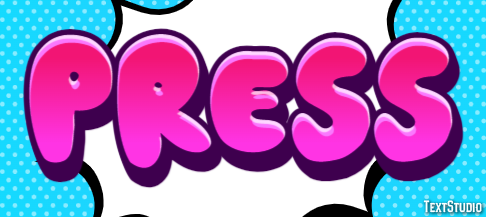 Press Text effect