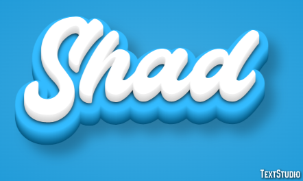 Shad Efecto de texto