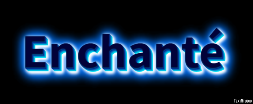Enchanté Tekst Effect